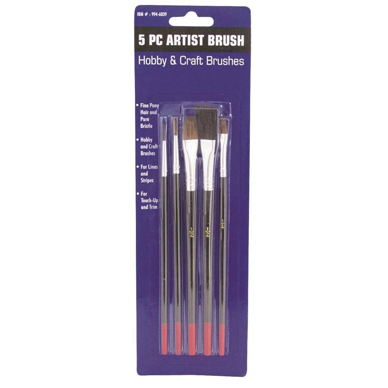 Prosource A55505 Craft Brush Set, 5 Piece