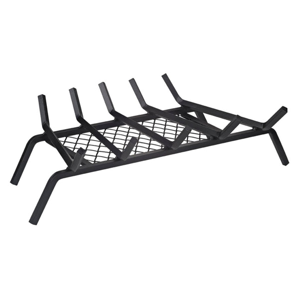 Simple Spaces LTFG-W23 Fireplace Grate with Ember Retainer, 5-Bar, 23"