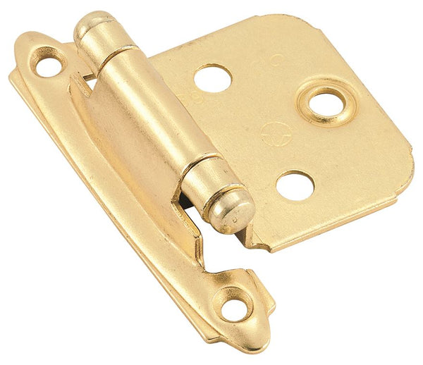 Amerock BP34293/BPR34293 Self-Closing Variable Overlay Hinge, Polished Brass