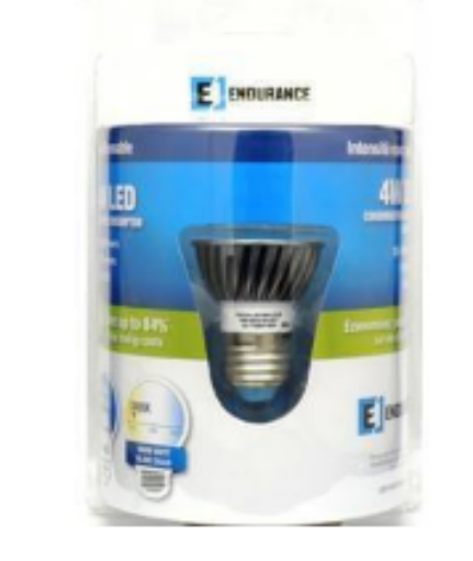 Endurance LGP-PAR16-E26-END Non-Dimmable PAR16 LED Bulb, 4W