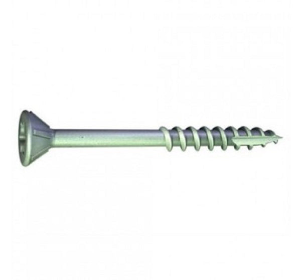 Grabber VBG10400G Flat Head Coarse Thread Deck Screws, Gray, #10 x 4", 5 Lbs