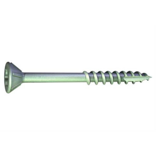 Grabber XG8225G Flat Head Coarse Thread Deck Screws, Gray, #8 x 2-1/4", 1 Lb