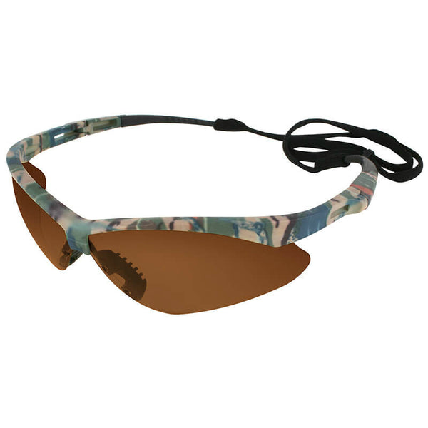 Jackson 3011375 Nemesis Safety Glasses with Camo Frame & Bronze Lens