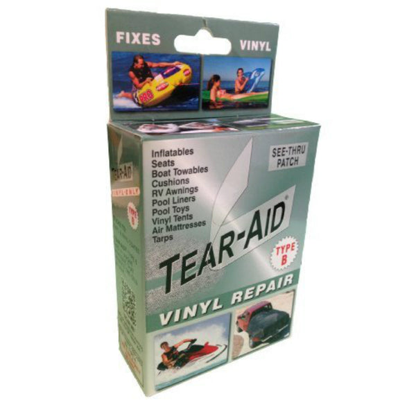 Tear-Aid D-KIT-B01-100 Vinyl-Coated Repair Kit, Green, Type B