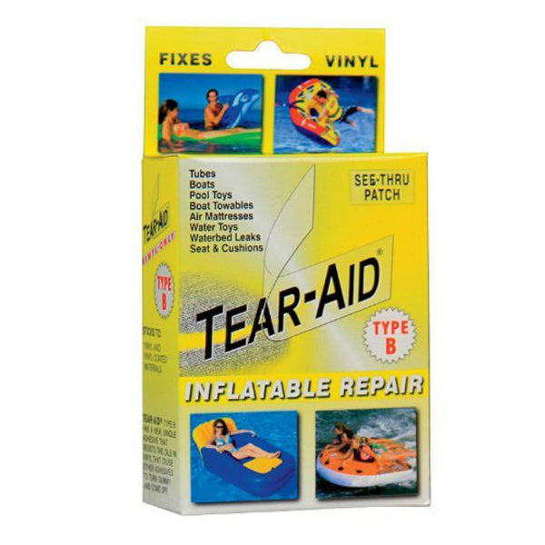 Tear-Aid D-KIT-B03-100 Vinyl-Coated Repair Kit, Yellow, Type-B