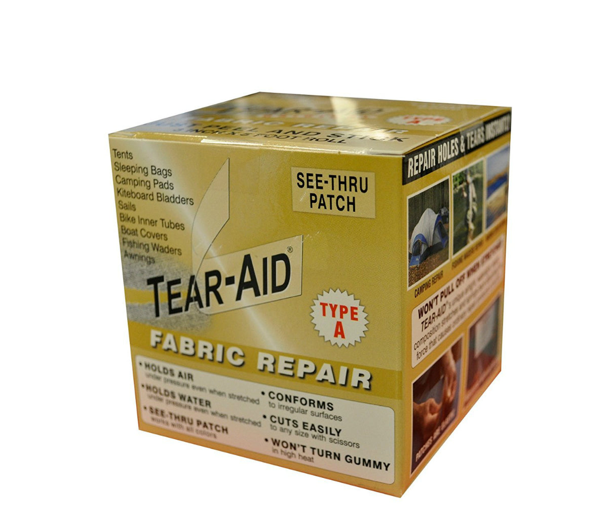 Tear-Aid D-ROLL-A-20 Fabric Repair Patch Kit, Type A