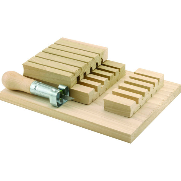 Prime Line P-7916 Make-2-Fit Screen Frame Notching Jig with Notching Knife