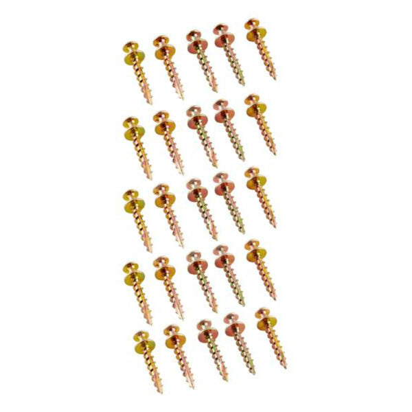 Hangman BCK-25T Double-Headed Gold Bear Claw Hangers, 1", 25 Pack
