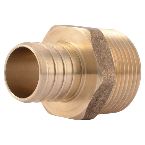 SharkBite UC140LFA Lead Free Thread Male Adapter, 1" x 1" MNPT