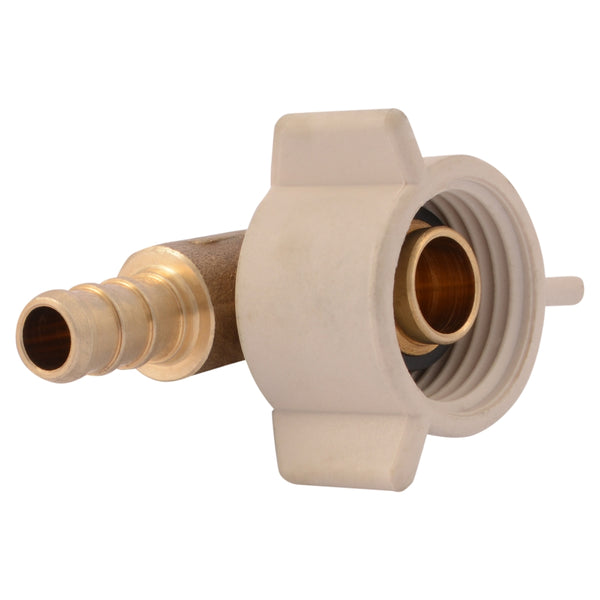 SharkBite® UC531LFA Pex Barb Swivel Elbow, 3/8" x 1/2" FNPT