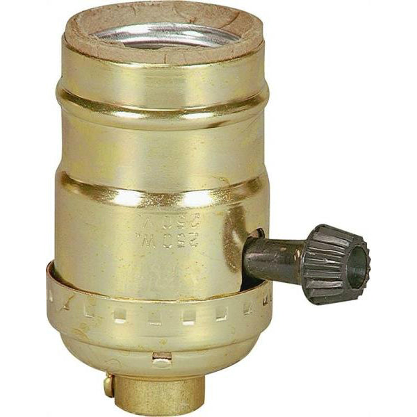 Cooper Wiring 917ABD-BOX Single-Pole Electrolier Medium Base Turn Knob, 250W