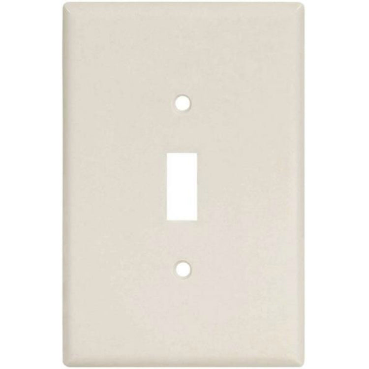 Cooper Wiring 2144W-BOX Oversize Toggle Wallplates Thermoset, White, 1-Gang