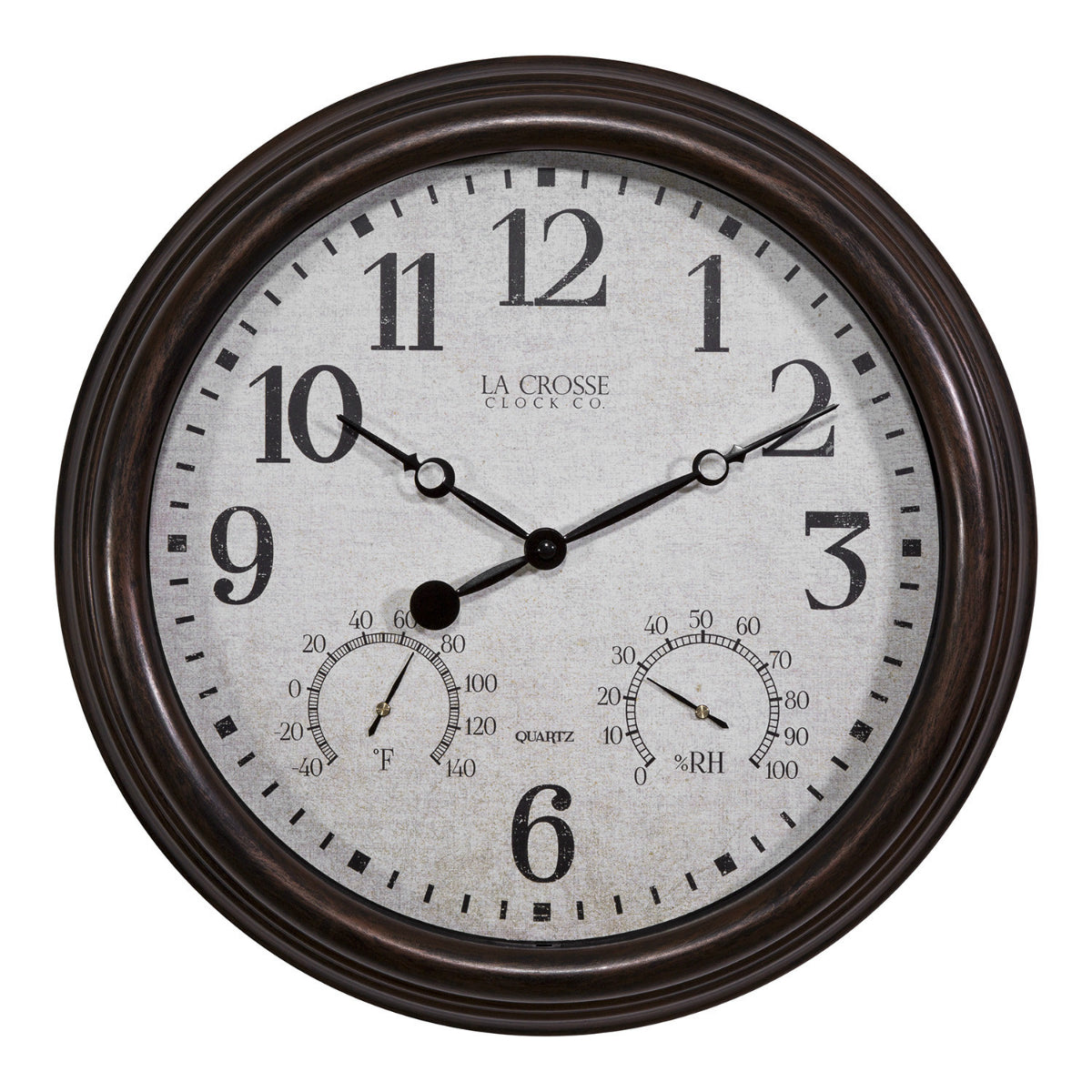 La Crosse 404-3015 Indoor / Outdoor Wall Clock, 15" Diameter