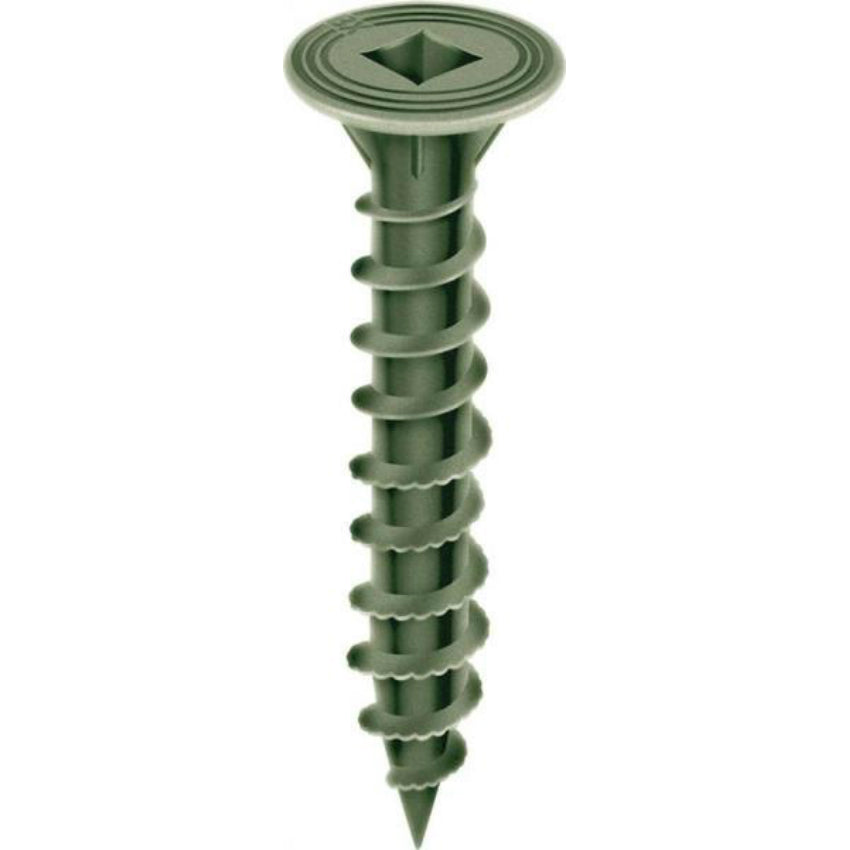 Backer-On 23411 Zinc Plated Cement Board Screw, 10" x 1-5/8", 150-Count