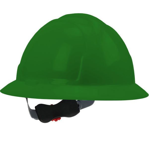 Safety Works SWX00426 Full Brim Style Hard Hat, Green