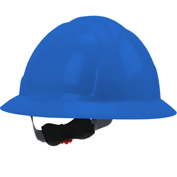 Safety Works SWX00427 Full Brim Style Hard Hat, Blue