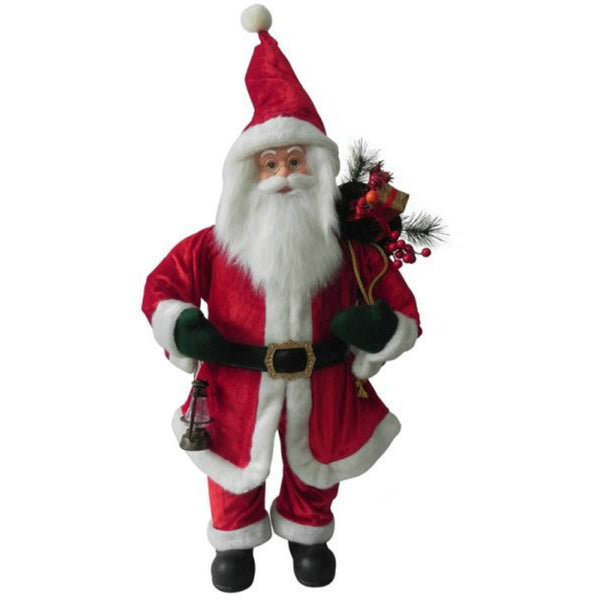 Santa's Forest 49203 Traditional Standing Santa, 32"