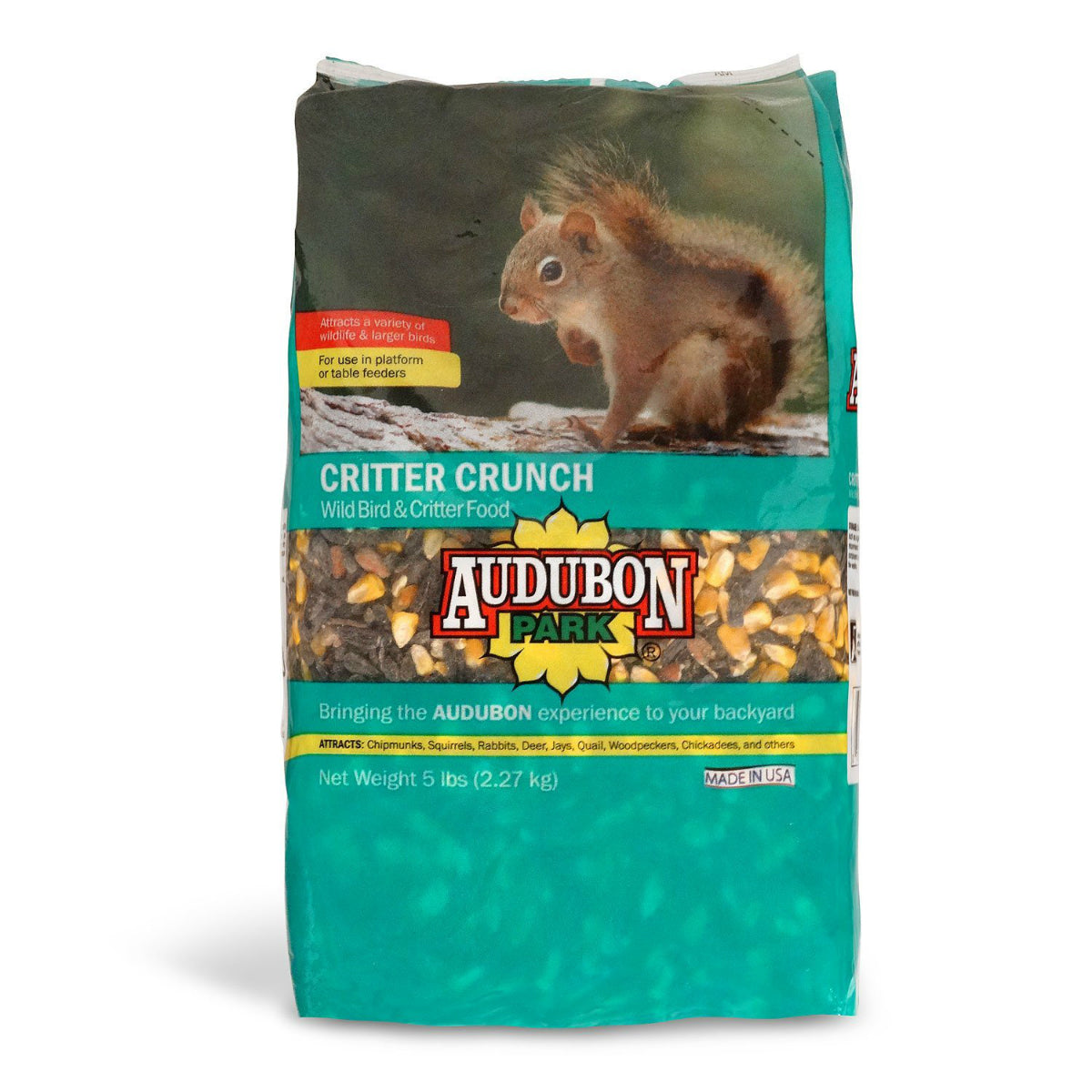 Audubon Park 12234 Critter Crunch Wild Bird & Critter Food, 5 Lbs