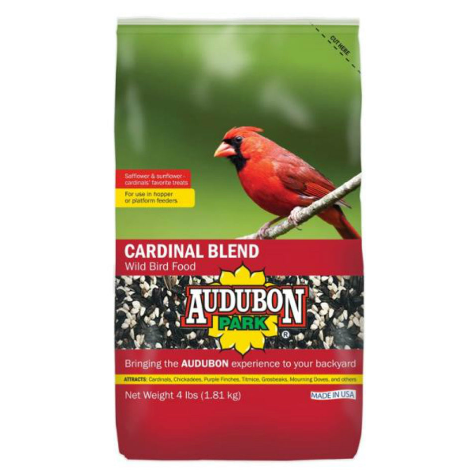 Audubon Park 12231 Cardinal Blend Wild Bird Food, 4 Lbs