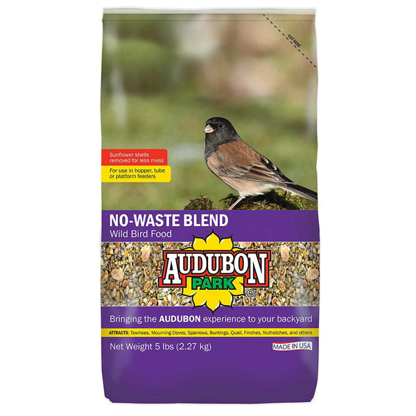Audubon Park 12228 No-Waste Blend Wild Bird Food, 5 Lbs