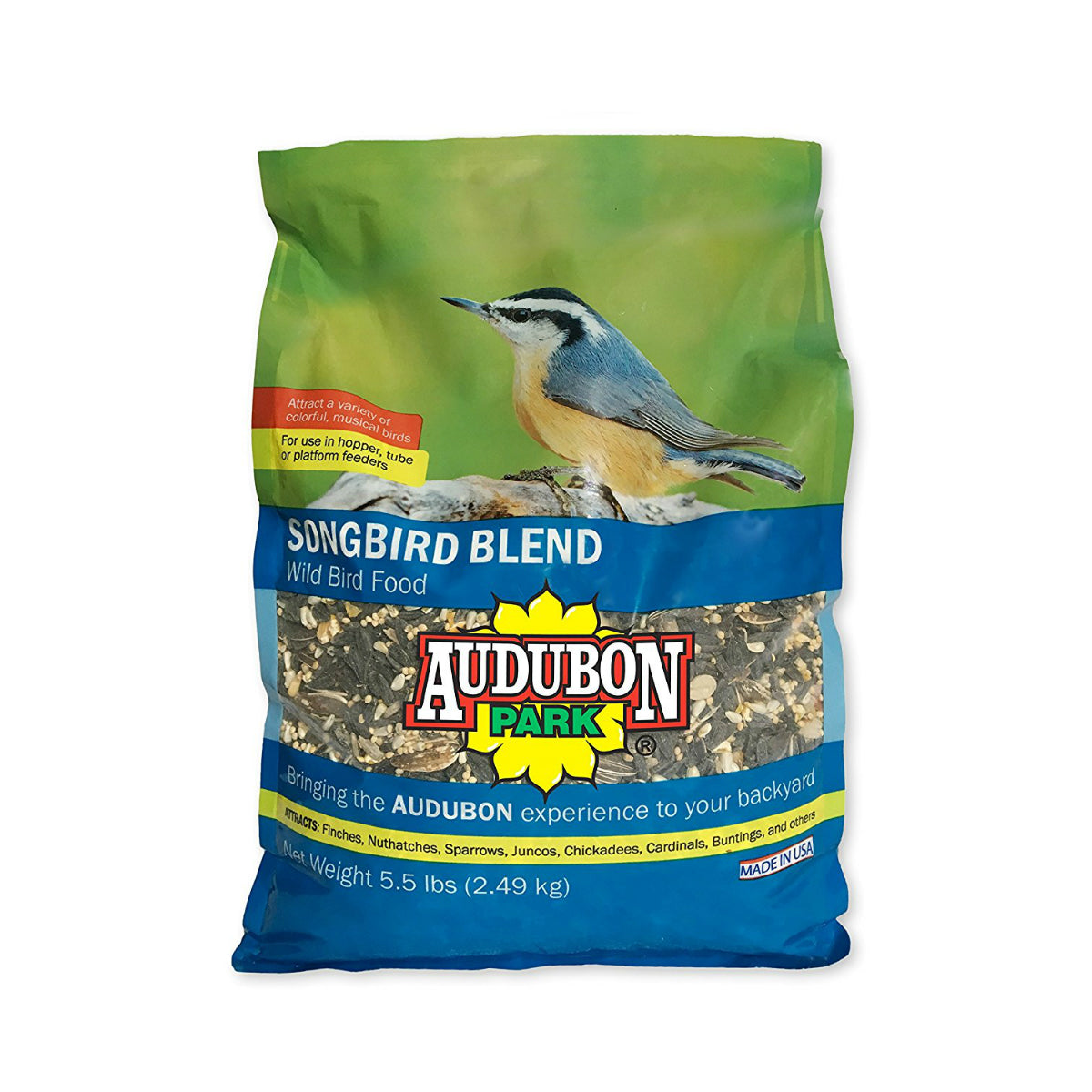 Audubon Park 12230 Songbird Blend Wild Bird Food, 4.5 Lbs
