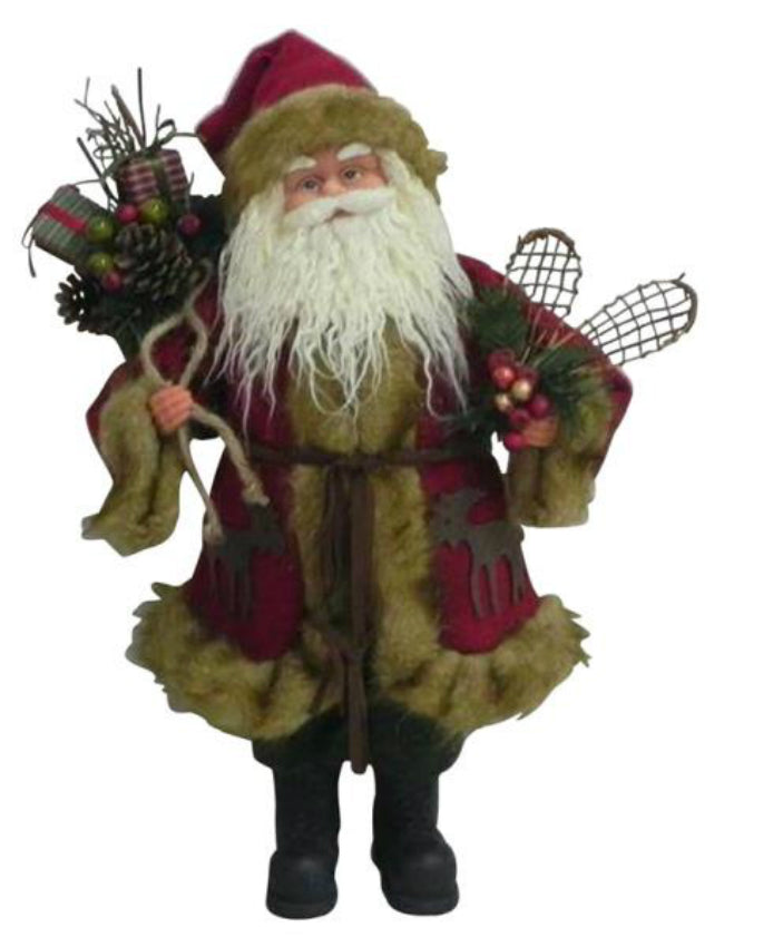 Santa's Forest 49205 Old World Standing Santa, 18"