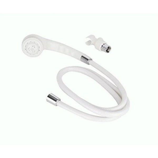 Boston Harbor B1089WH Hand-Held Showerhead with 3-Spray Settings, White
