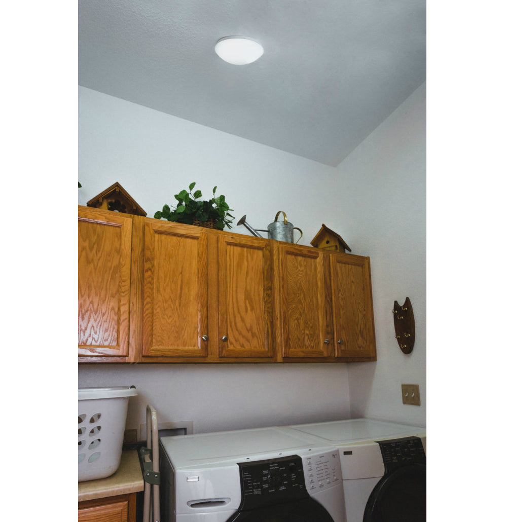 Stonepoint LED Lighting O-PLRD-15 Dimmable 15" Round Puff Light, 25W, 1500 lm