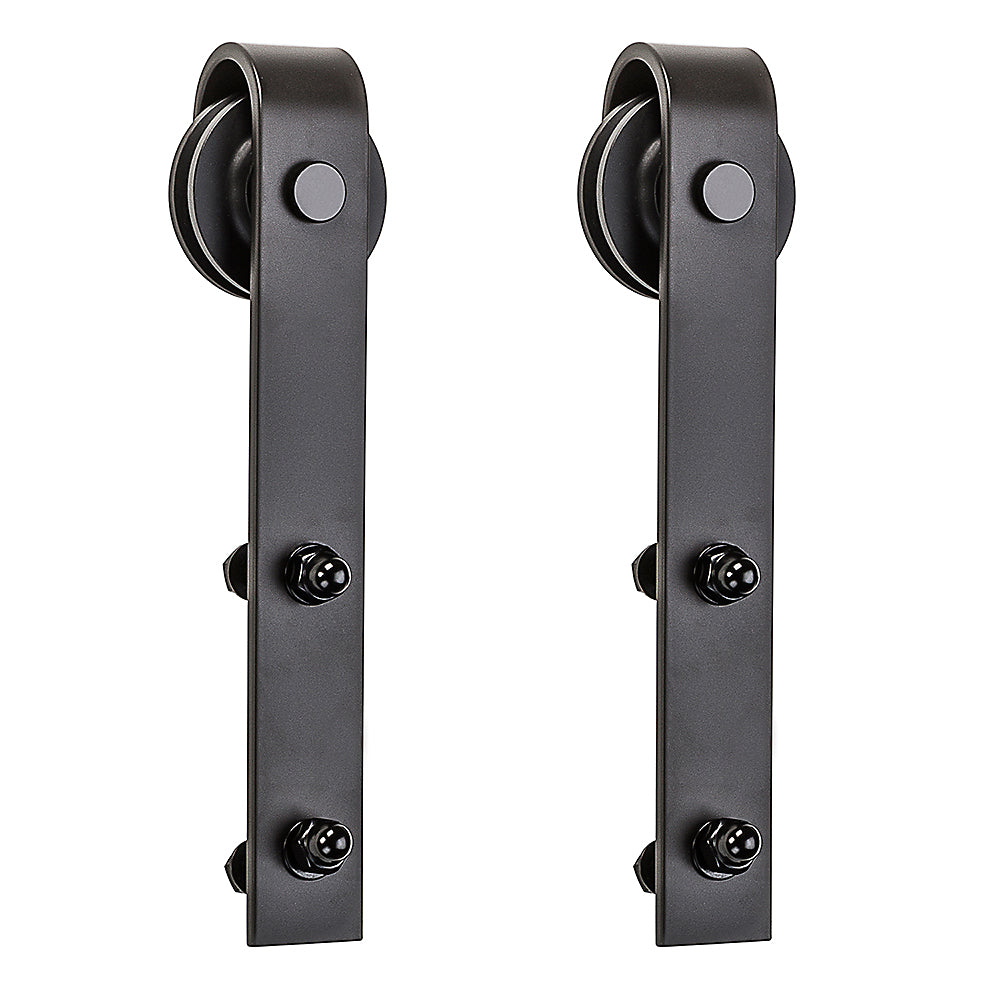 National N187-070 Sliding Door Hardware Strap Hangers, Oil Rubbed Bronze, Pair