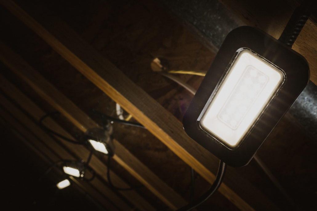 Stonepoint LED Lighting O-420-5 LED 50' String Light with 5 Heads, 5W, 50000 lm