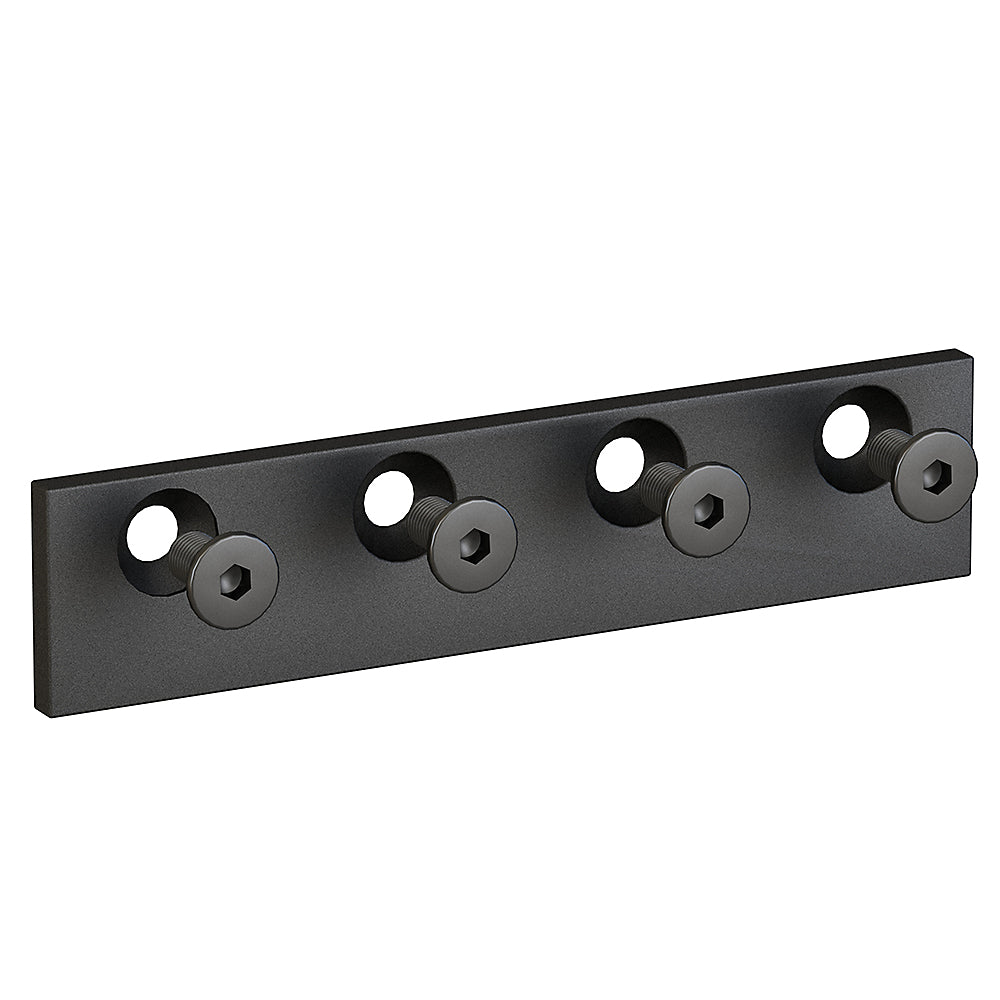 National N186-902 Sliding Door Hardware Strap Mount Mini Kit, Oil Rub Bze, 48"