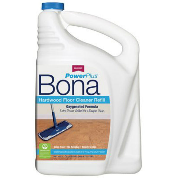 Bona WM850056001 Power Plus Hardwood Floor Cleaner Refill, 160 Oz
