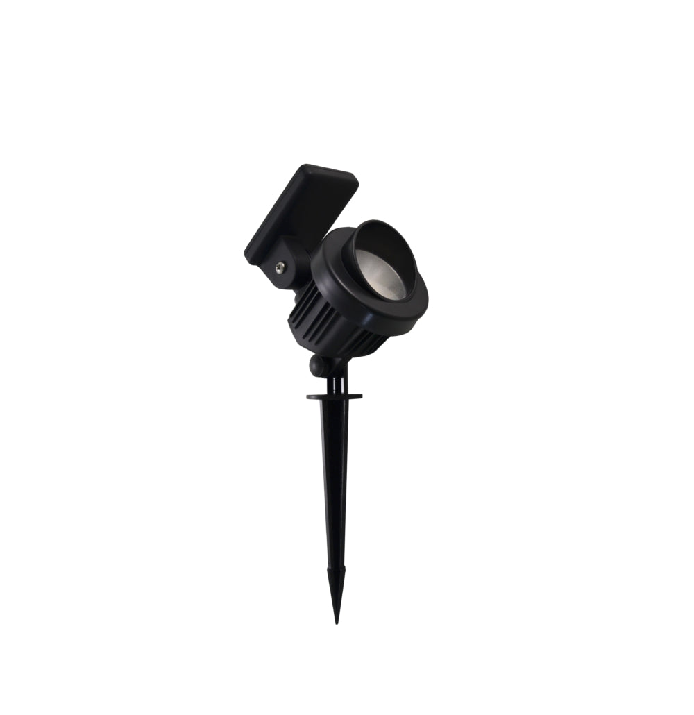 Power Zone O-L-75-D Dusk-To-Dawn Solar Landscape LED Spotlight, 75 Lumens