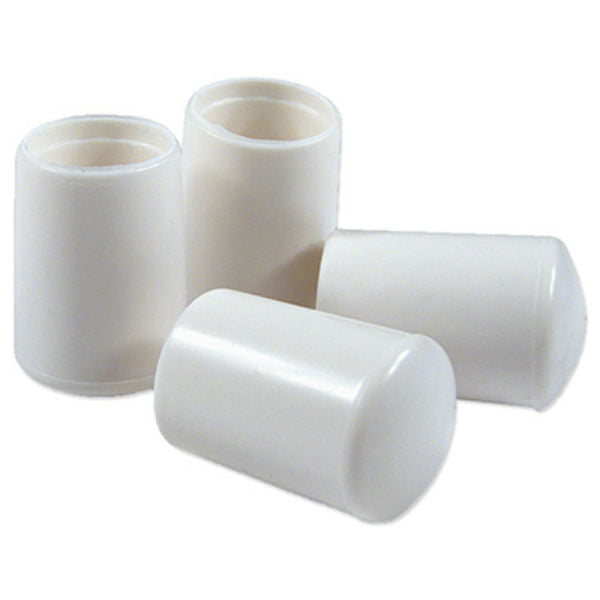 Richelieu F32000TV Vinyl Black Leg Tip, 5/8", 4-Pack