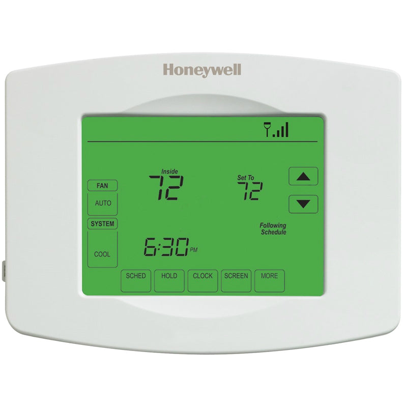 Honeywell RTH8580W1007/W Touch Screen 7-Day Programmable Thermostat with Wi-Fi