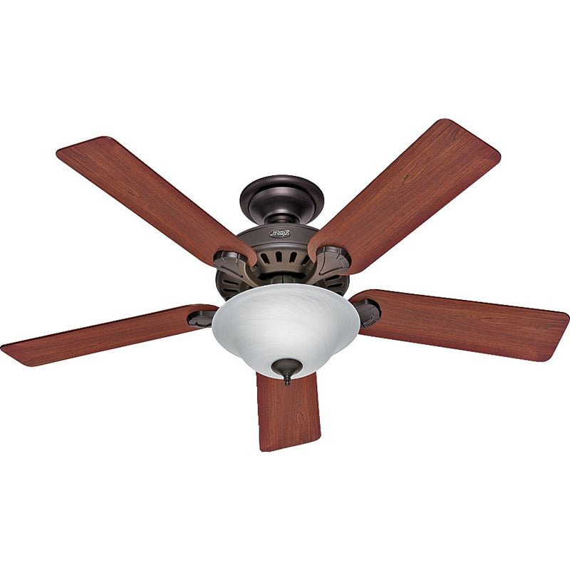 Hunter 53250 Pros Best Ceiling Fan with Light, New Bronze, 52"