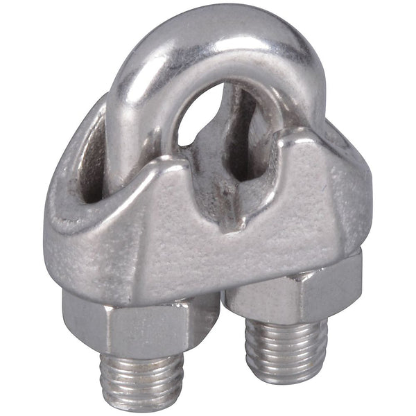 National Hardware N348-870 Wire Cable Clamps, Stainless Steel, 1/16", 3-Count