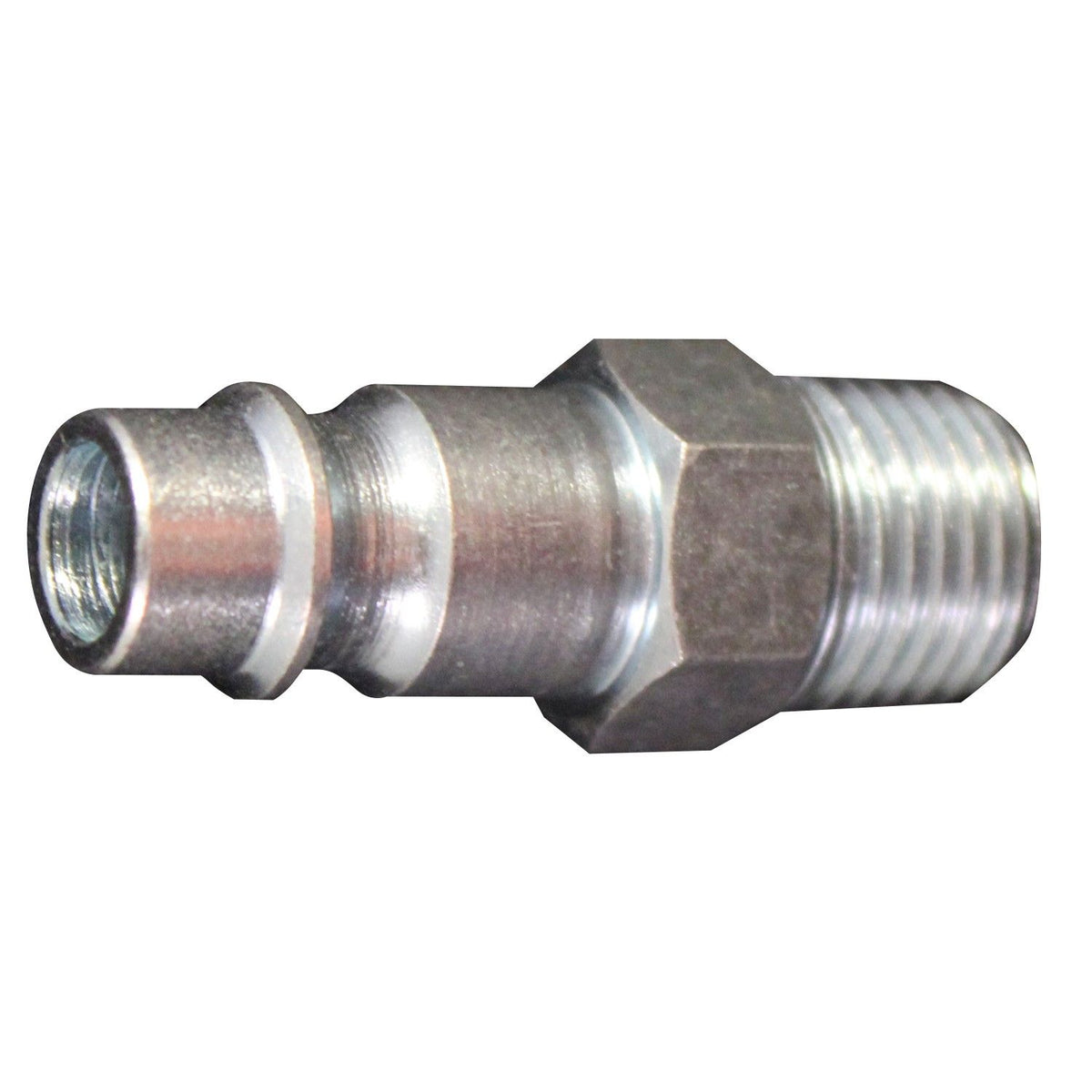 Milton S-760-1 Male V-Style High Flow Steel Plug, 1/4" NPT, 2-Pack