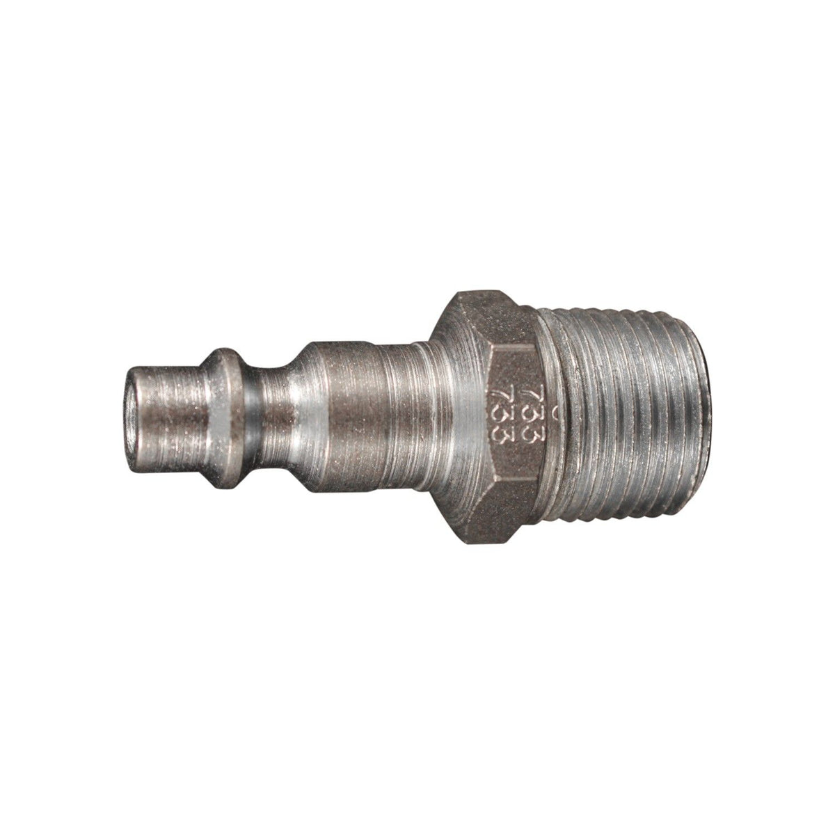 Milton S-733 Male M Style Plugs, 3/8" NPT, 2-Pack