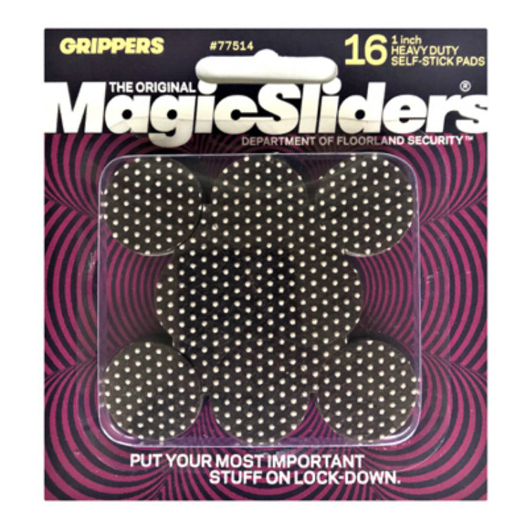 Magic Sliders 77514 Heavy-Duty Self-Stick Gripper Pad, 1"