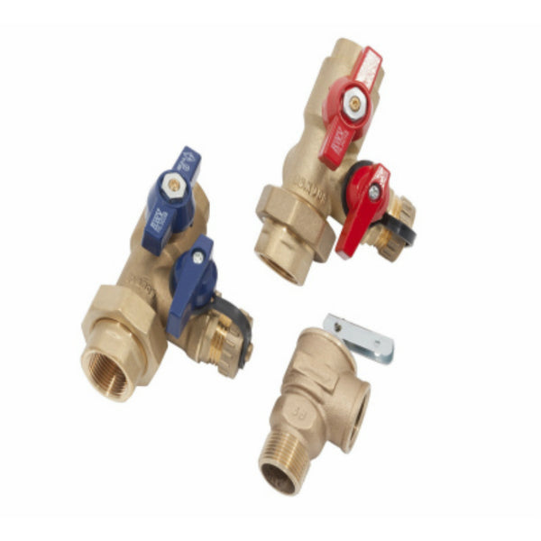 Reliance 100112156 Tankless Isolation Valve Kit, 600 Lbs WOG Rating