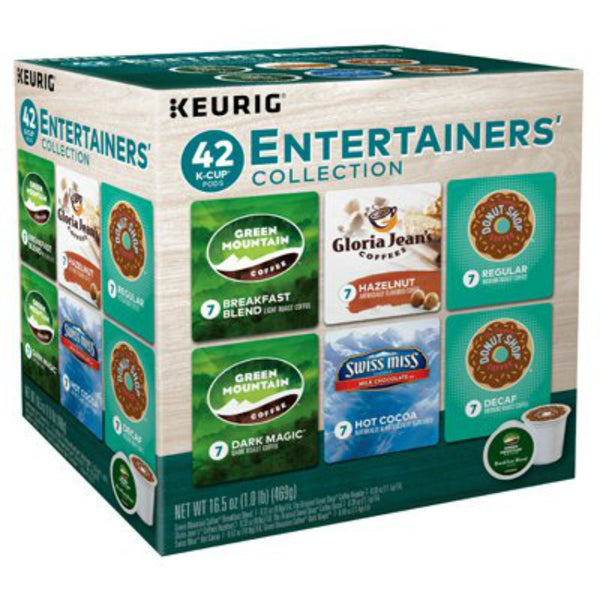 Keurig 121654 Entertainer Collection Single Serving K-Cup, 42-Count