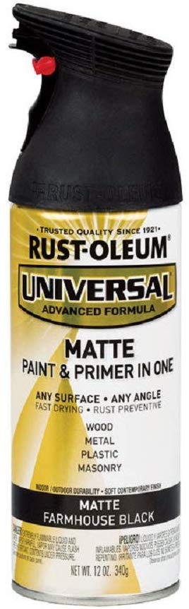 Rust-Oluem 330505 Universal 1 Coat Coverage Spray Paint, 12 Oz