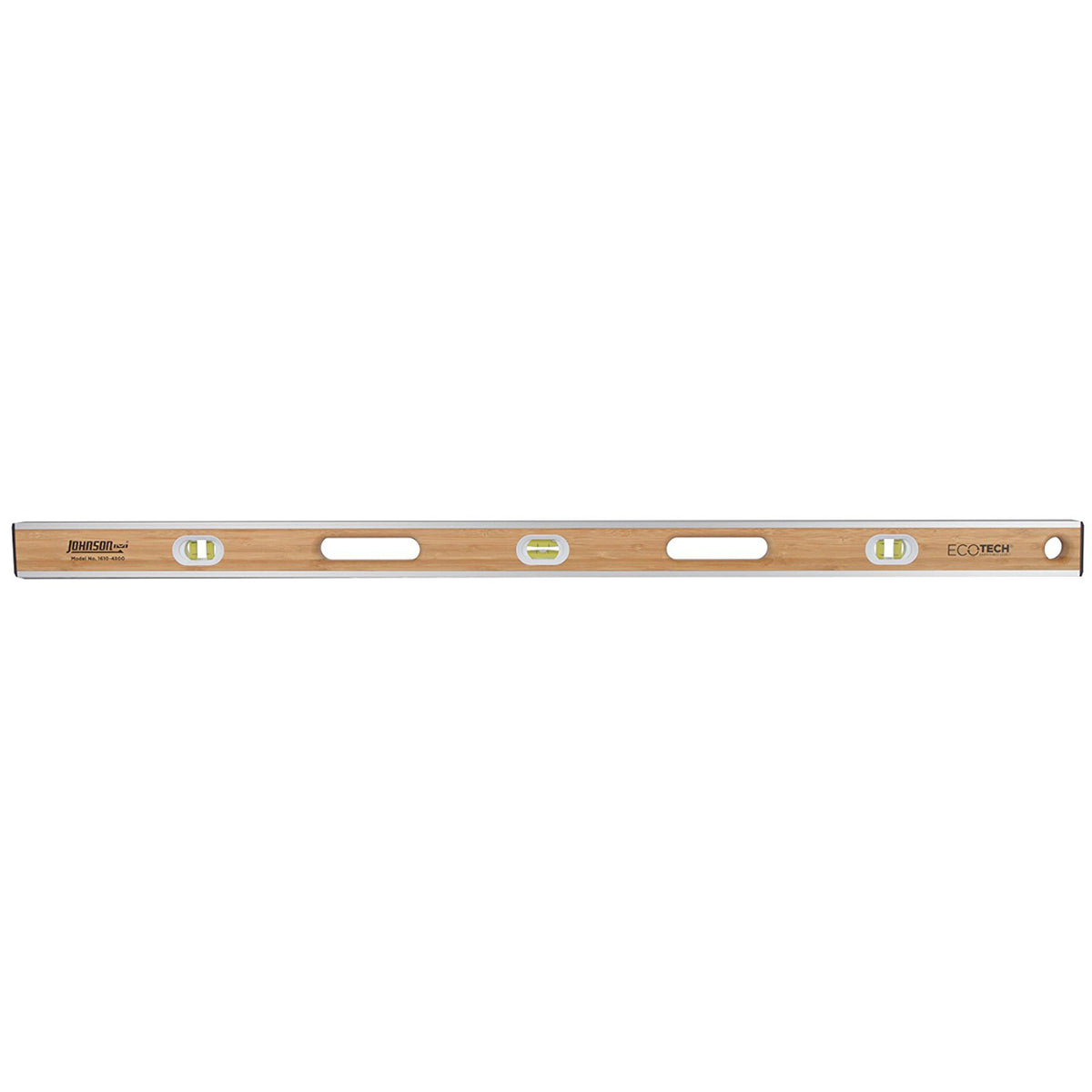 Johnson 1610-4800 Non Magnetic Bamboo Level, 48"