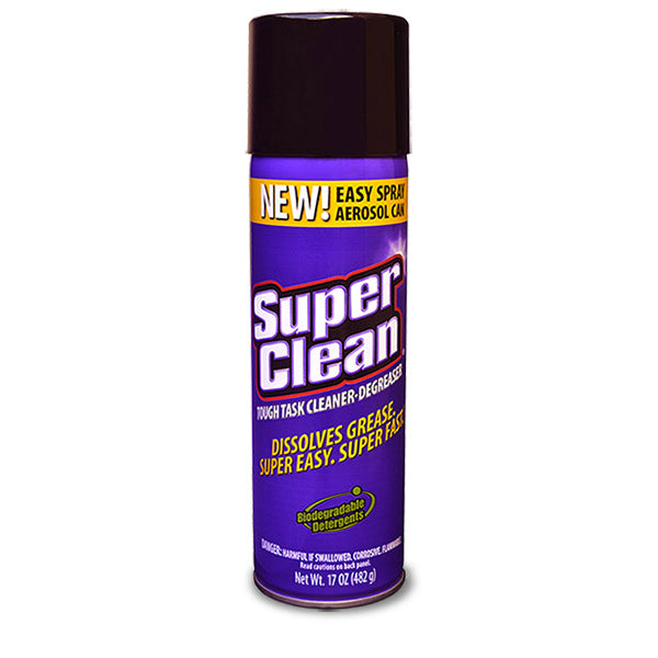 SuperClean 309017 Multi-Purpose Aerosol Spray Degreaser & Cleaner, 17 Oz