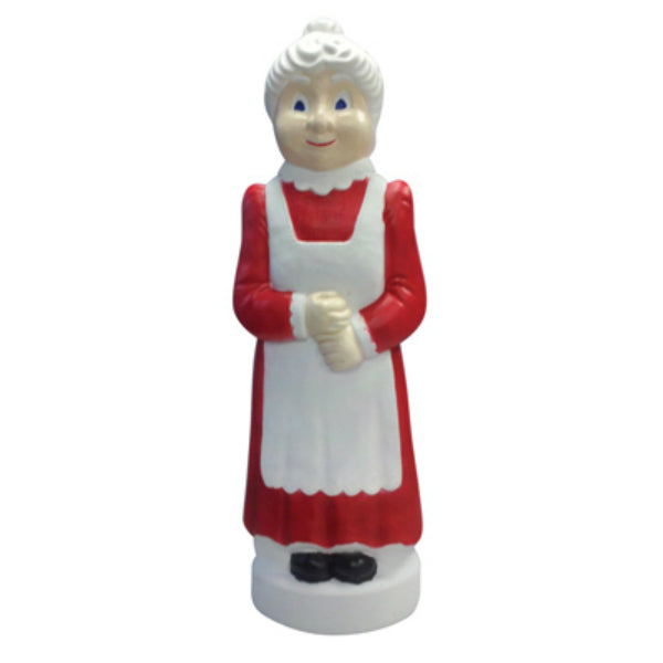 Union 74180 Mrs. Claus Statue with Painted Finish, Plastic, 40.5"
