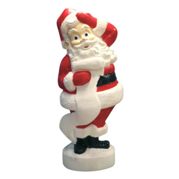 Union 75180 Large Plastic Christmas Santa Statute with 6' Cord, 43"