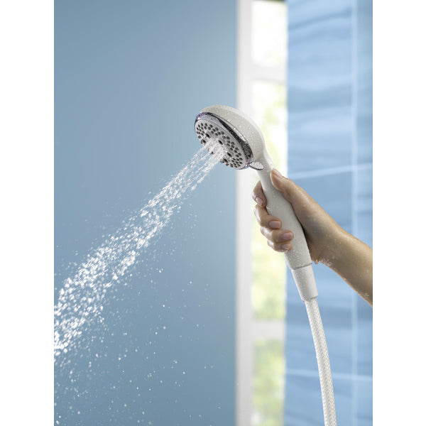 Peerless 76406CWH Handshower with 4-Spray Settings, White
