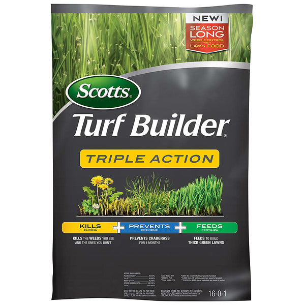 Scotts 26002 Turf Builder Triple Action Fertilizer, 10000 Sq.Ft.