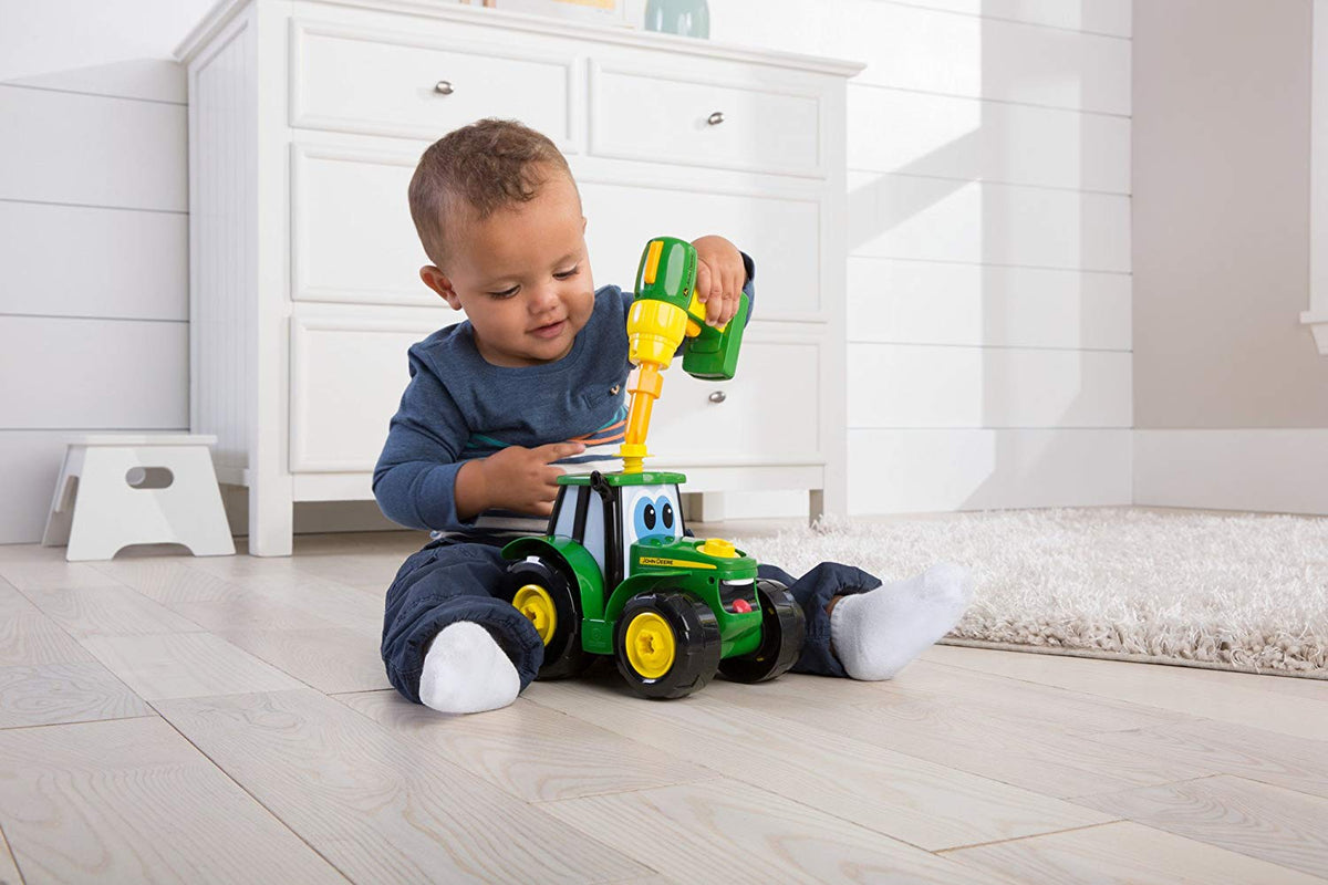 John Deere 46655 Build-A-Johnny Tractor, 16-Pieces